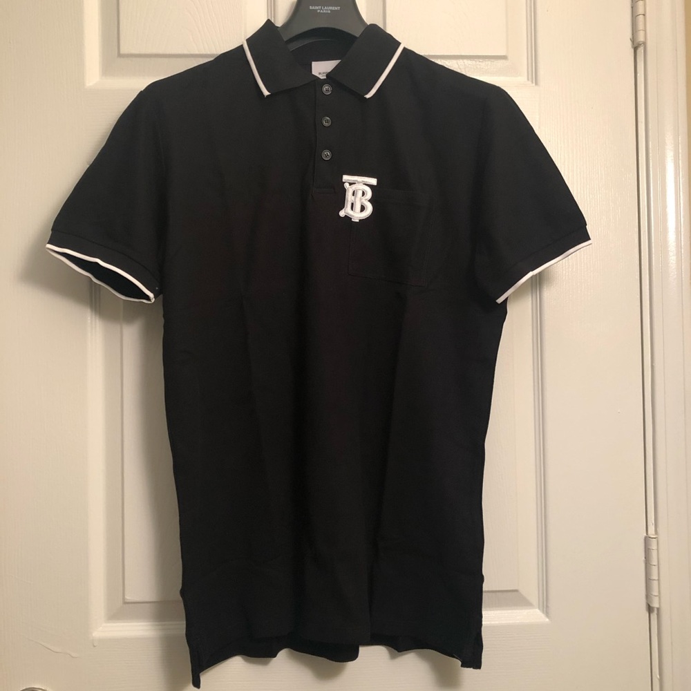 Burberry Embroidered  Logo Shirt